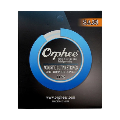 Orphee SA Series Acoustic Guitar Strings Set Professional Medium Light Extra Light String 90/10 Bronze Guitar String Accessories