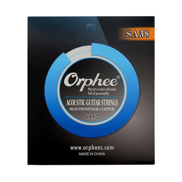 Orphee SA Series Acoustic Guitar Strings Set Professional Medium Light Extra Light String 90/10 Bronze Guitar String Accessories