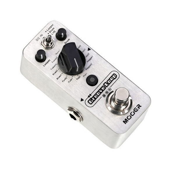 MOOER Groove Loop Guitar Pedals Drum Machine Looper Pedal 3 Modes Max 20min Recording Time Tap Tempo Guitar Effect Processor