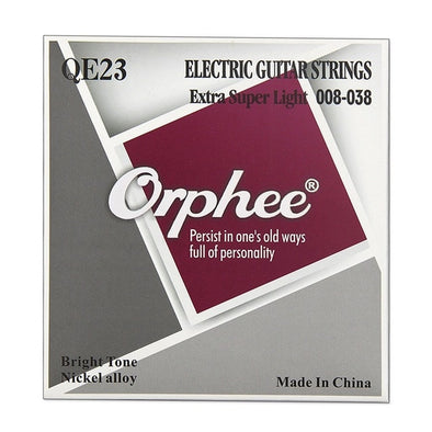 Orphee Professional Electric Guitar Strings QE Series Nickel Alloy Plated Replacement Guitar String Parts Musical Instruments