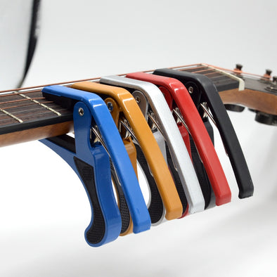 Universal Guitar Capo Aluminum Alloy Metal Folk Quick Change Clamp Key Acoustic Classic Guitar Ukulele Accessories Trigger Capo