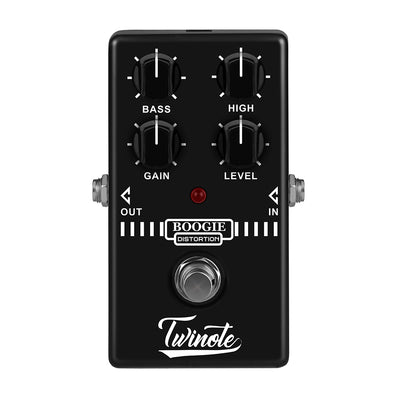 Twinote Boogie Dist Guitar Distortion Effect Pedal Analog Old School Distortion Amplifier Simulator Booster Guitar Accessories