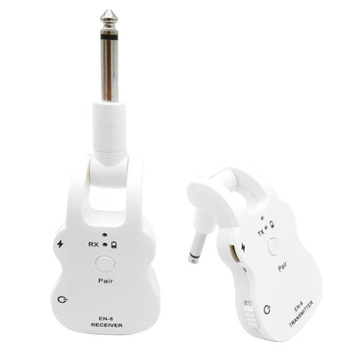 UHF Wireless Audio Transmitter Receiver System USB Rechargeable Pick Up for Electric Guitar Accessory Bass Musical Instrument