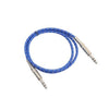 6.35mm Guitar Cable Braided Blue Audio Cable Flexible 6.35 Jack Male to Male Aux Cables for Guitar Mixer Amplifier Bass