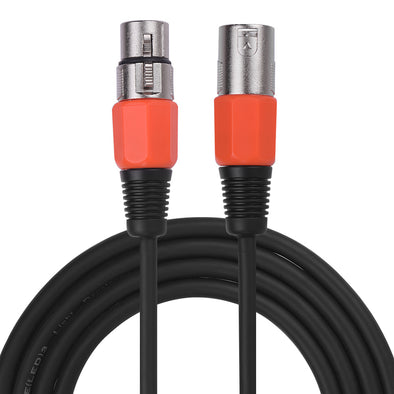 2m/ 6.6ft Audio Cable Cord  XLR Male to Female Cable Cord Straight Plugs for Microphone Mixing Console Amplifier Equalizer