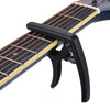 EGC3 Quick Change Guitar Capo Lightweight Clamp Plastic Steel for Acoustic Classical Folk Electric Guitar Bass Black