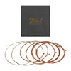 6pcs DPK-011 High-End Guitar String Coated Acoustic Guitar Strings Hexangular Steel Core Phosophor Bronze Anti-Rust Vacuum