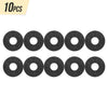 10pcs Acoustic Guitar Strap Locks Blocks Anti-slip Rubber Material Guitar Parts & Accessories for Electric Guitars Bass