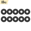 10pcs Acoustic Guitar Strap Locks Blocks Anti-slip Rubber Material Guitar Parts & Accessories for Electric Guitars Bass