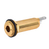 6.35mm 1/4 Inch Guitar End Pin Jack Endpin Jack Socket Plug Mono Output Copper Material for Acoustic Electric Guitar