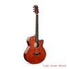 36 40 41 inch Cutaway Guitar 6 Strings Glossy Finishing Solid Spruce Sapele Acoustic Guitar Brown color Guitar AGT131