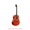 36 40 41 inch Cutaway Guitar 6 Strings Glossy Finishing Solid Spruce Sapele Acoustic Guitar Brown color Guitar AGT131