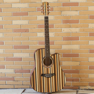 41inch Guitar Guitarra Wood Acoustic Rosewood Fingerboard 20 Grade Pop stripe College style For Beginner Practice Guitarrs AGT23