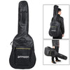 ammoon  40" 41" Guitar  Bag Double Straps 5mm Padded 600D Big Case Cover Backpack Double Zipper Non-slip Pads Bottom