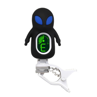 Guitar Tuner Cute Cartoon Alien Clip-On Tuner LCD Display for Guitar Chromatic Bass Ukulele Violin Guitar Accessories