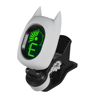 Clip-On Guitar Tuner Cute Cartoon Bat Clip-On Tuner LCD Display for Guitar Chromatic Bass Ukulele Violin