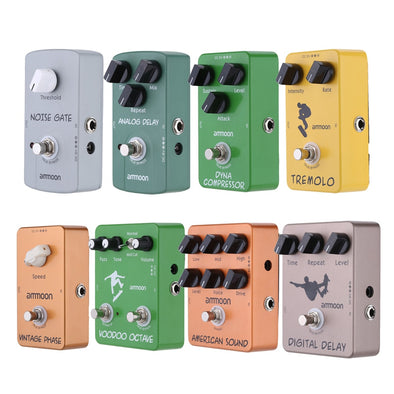 ammoon Electric Guitar Pedal 9 Types Guitar Effect Pedal True Bypass High Quality Guitar Parts & Accessories