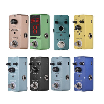 New Series Guitar Effect Pedal 8 Effects Guitar Pedal True Bypass Full Metal Shell Guitar Parts & Accessories