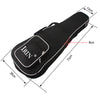 Durable Double Zippered High Quality Backpack for Mandolin Thicken Shoulder Gig Bag Case Frabic 28" * 11" Large Size 2 Pockets